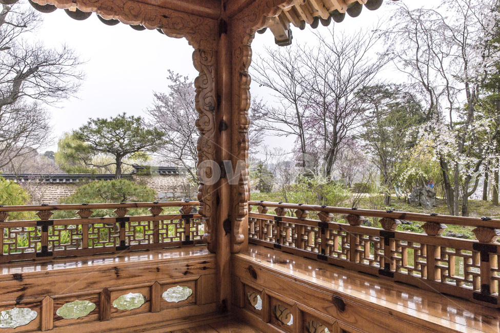 정자,봄,누각,풍경,연못,휴식,봄,계절,spring,season,한국전통,한국문화,korean traditional,korean culture,handrail,난간,banister