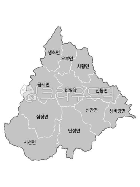 Sancheong,Sancheonggun administrative map,Sancheonggun,Sancheonggun administrative district,Sancheonggun Map
