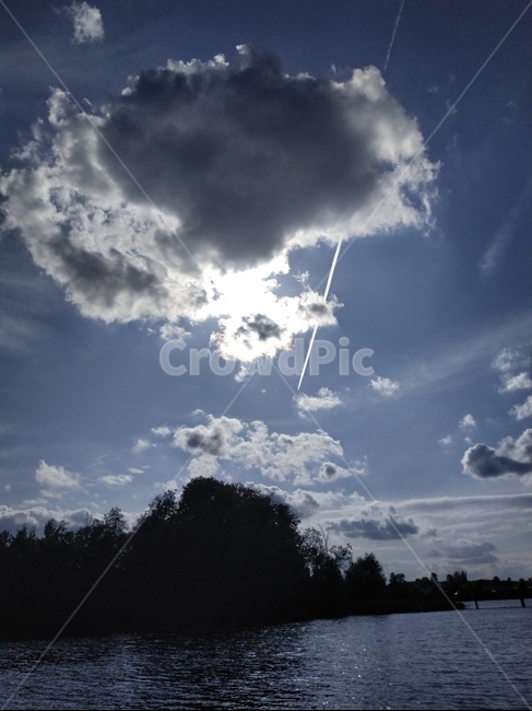 sky,하늘,cloud,구름,비행기구름