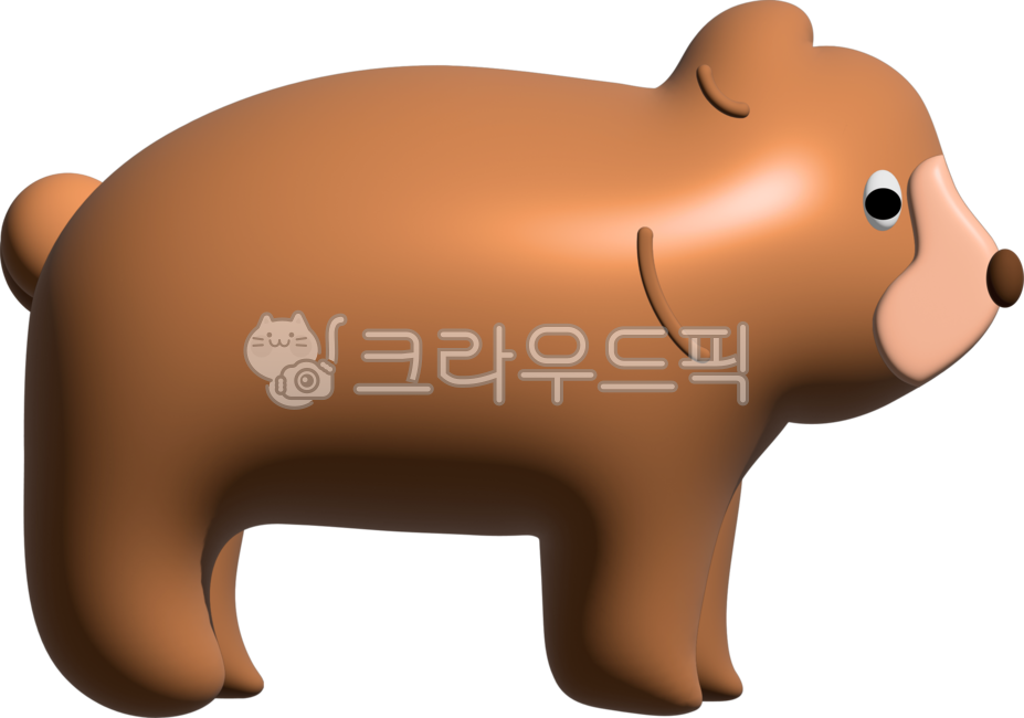 3d,곰,갈색곰,새끼곰,아기곰,동물