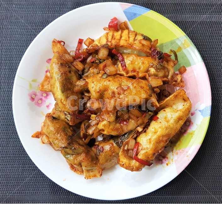 만두,깐풍만두,음식,혼밥,안주,요리,식사,food,dish,meal