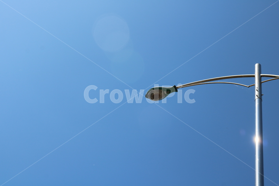 가로등,하늘,sky,streetlamp,blue,파랑,파란색,자연,거리,풍경