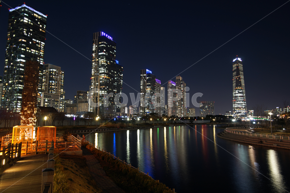 송도,송도센트럴파크,센트럴시티파크,공원,인천,신도시,야경,호수,반영,야경,밤,풍경,nightscape,night,landscape,도시,city