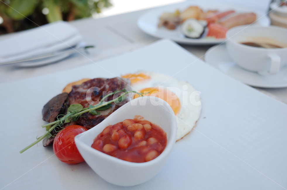 조식,병아리콩,스테이크,방울토마토,계란,달걀,food,음식