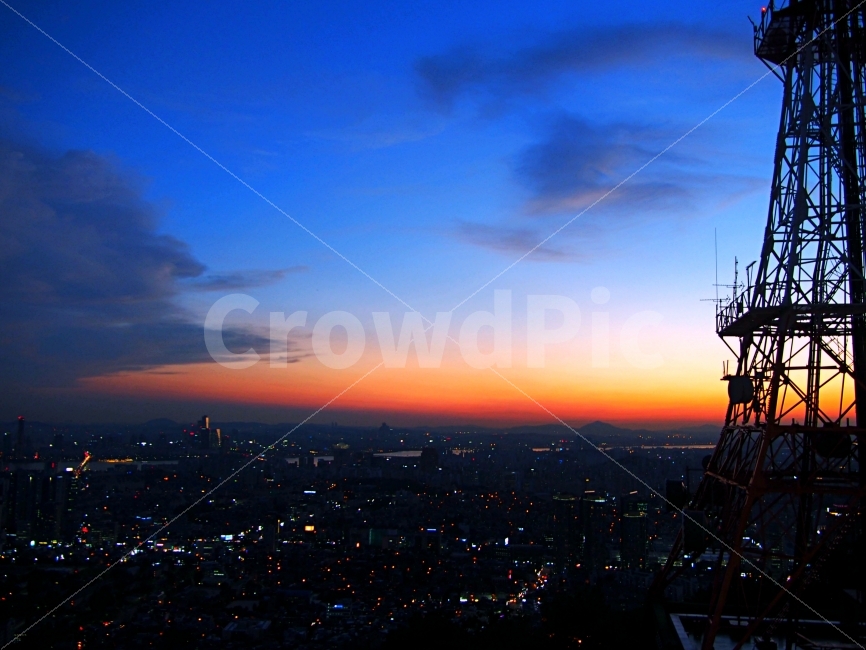 남산,서울,일몰,노을,감성,도시,풍경,city,landscape,실루엣,그림자,silhouette,shadow,architecture,건축물,tower,탑,building,건물