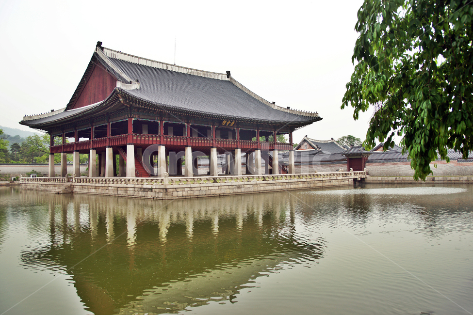 경회루,경복궁,연못,조선시대,고궁,궁궐,반영,연회,접견