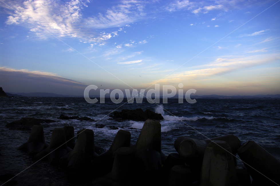 수평선,방파제,파도,바다,하늘,구름,풍경,자연,풍경,nature,landscape,sea,ocean,대양,outdoors,옥외,water,물