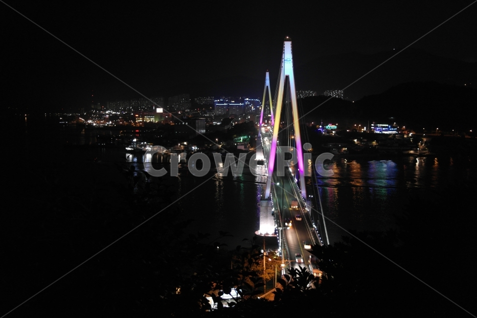 돌산대교,야경,여수밤바다,여수야경,여수바다,야경,밤,풍경,nightscape,night,landscape,도시,city,한국도시풍경,한국도시경관,korea cityscape,building,건물,town,metropolis,중심지,시티,urban,어반