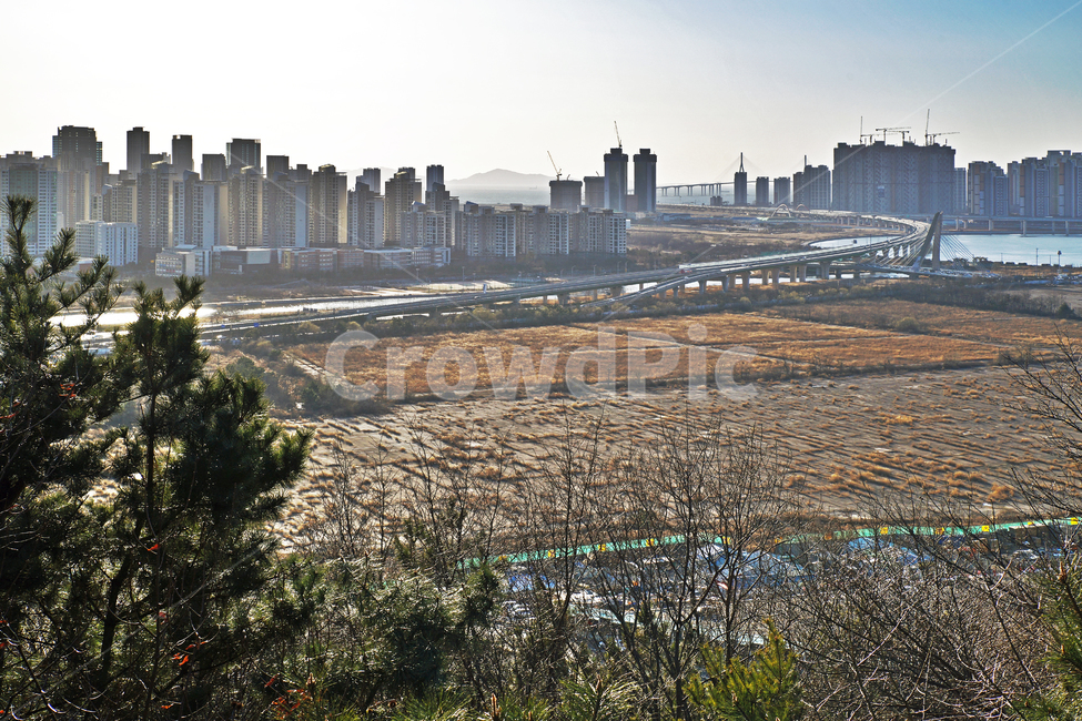 송도,신도시,인천,도시,아파트,건설,아트센터교,인천대교,유휴지