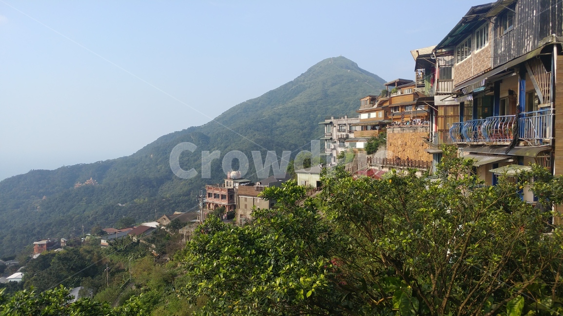 나무,산,집,언덕,mountain,tree,해외,외국,세계,foreign,oversea,world,건축물,건물외관,exterior,building,structure,architecture,construction