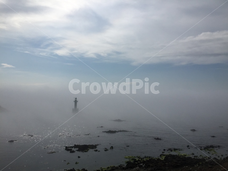 바다,안개,등대,sea,fog