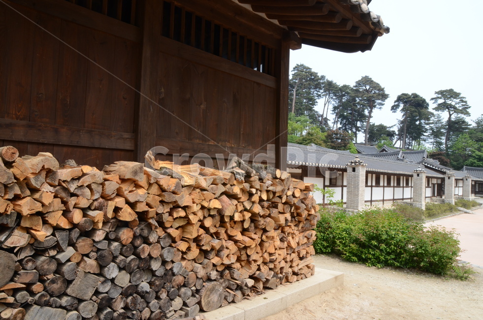 장작,firewood,나무,wood,목조,기와지붕,풍경,선교장,전통가옥,강릉