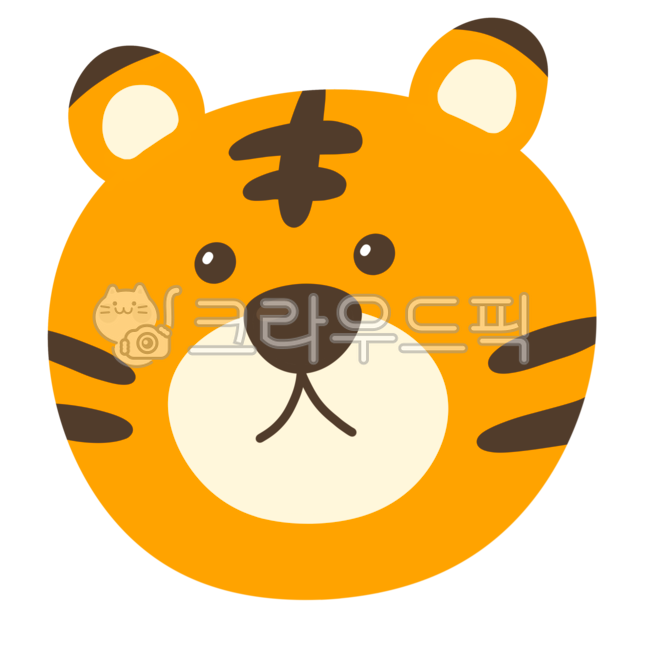 호랑이,호랑이얼굴,2022년,동물,임인년,캐릭터,호랑이캐릭터,동물얼굴,호랑이일러스트,호랑이그림,호랑이png,tiger,2022,새해,동물캐릭터