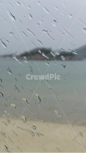 비,섬,창가,빗방울,모래,rain,widow,island