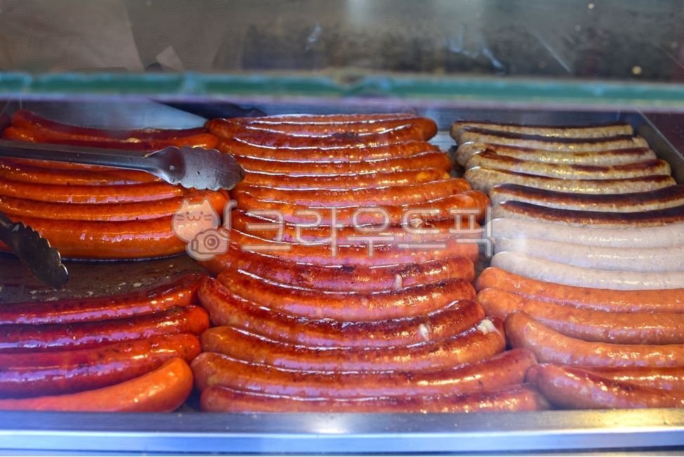 음식,소세지,철판소세지,유럽소세지,긴소세지,소세지구이,핫도그,hotdog,소세지여러개,가판