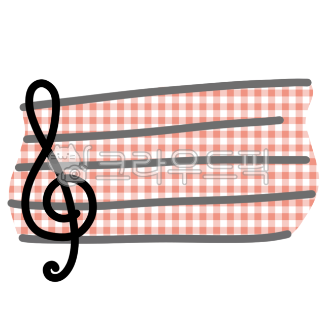 높은음자리표,음악,스티커,다꾸,다이어리,오선줄,오선
