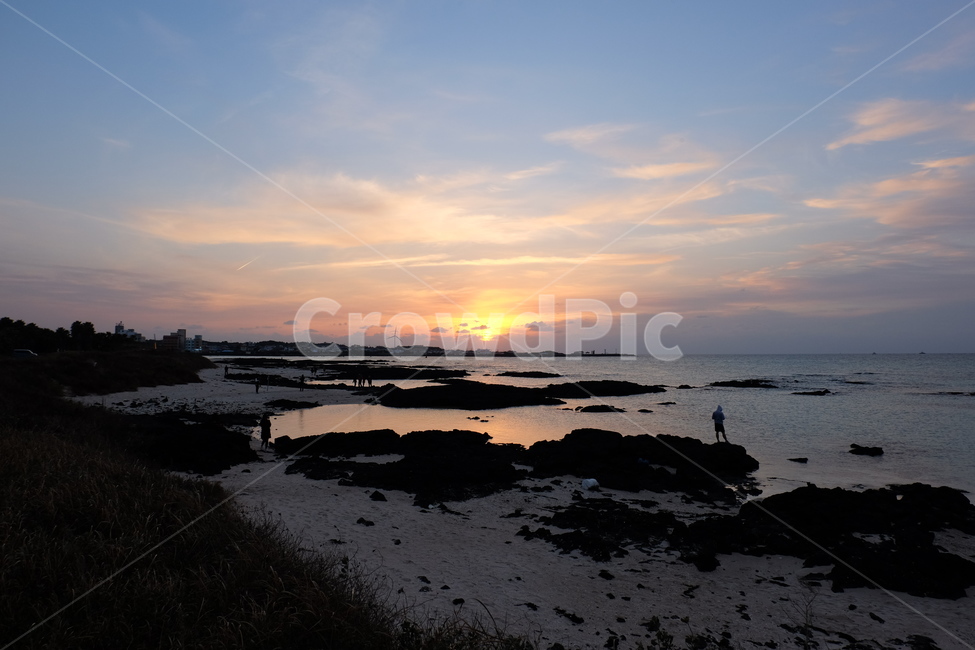 제주도,바다,노을,일몰,하늘,붉은하늘,제주,jeju