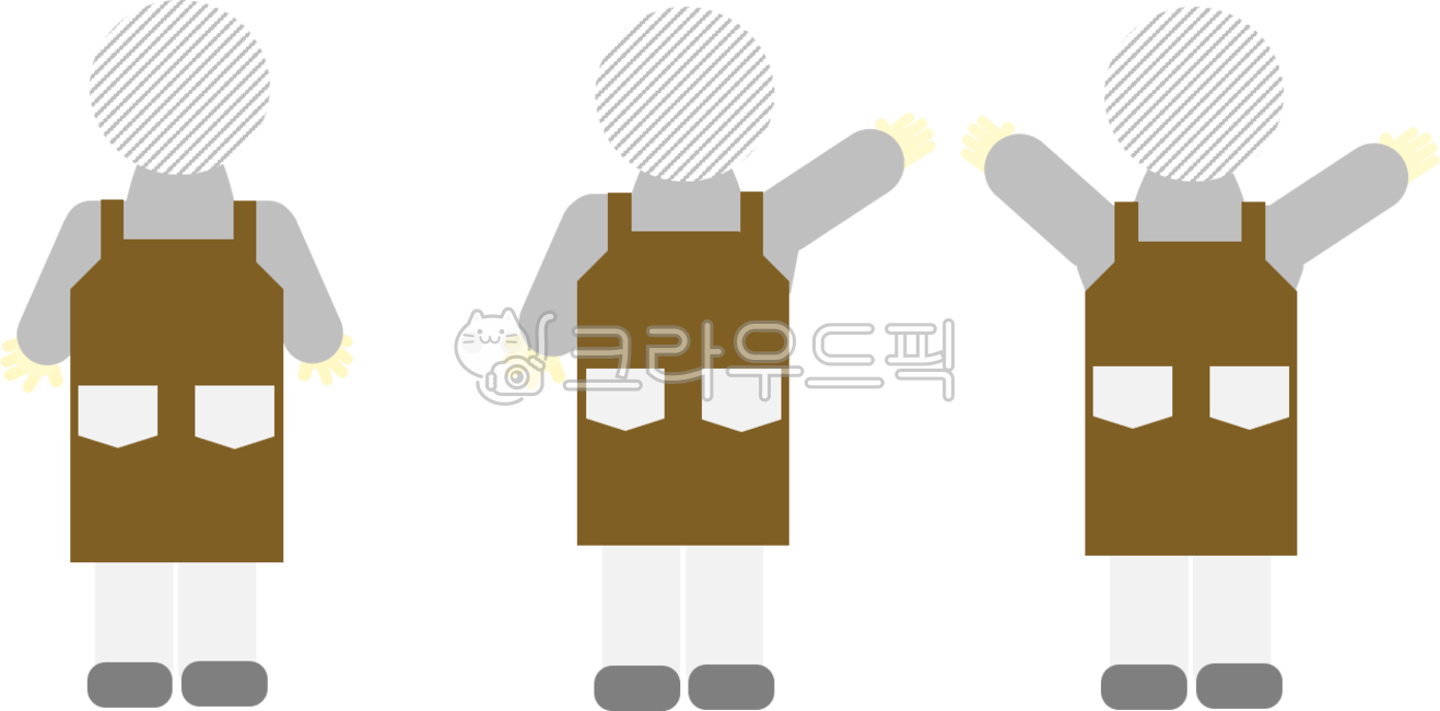 synthesis,cafe,Cafe parttime job,pretty apron,Alba,workshop,Workshop apron,Business card illustration,apron,part time worker,brown