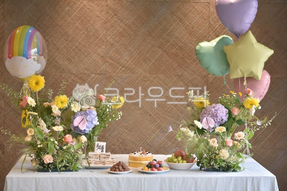 돌잔치, 돌상, 파티, 돌파티, 센터피스, 사진,이미지,일러스트,캘리그라피 - 오디주부작가