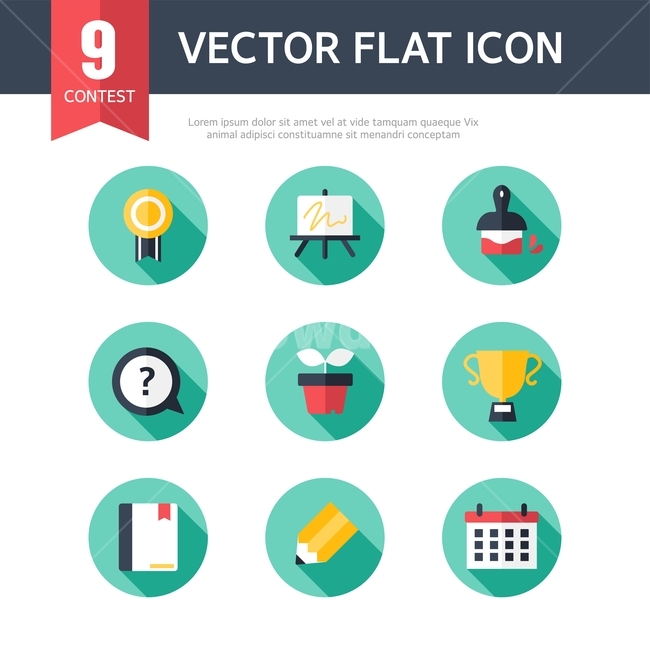 아이콘,픽토그램,플랫아이콘,이젤,붓,화분,우승컵,연필,달력,그래픽,일러스트레이션,graphic,illustration,아이콘,icon