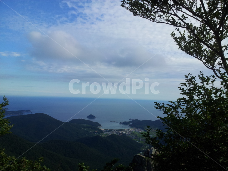 바다,산,풍경,구름,하늘,푸른하늘,자연,풍경,nature,landscape,outdoors,옥외