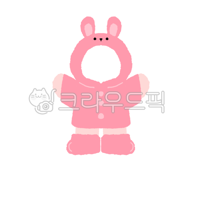 동물합성도안,동물우비,우비일러스트,비옷,동물얼굴합성,어린이집,유치원,비옷캐릭터,동물,토끼우비,토끼