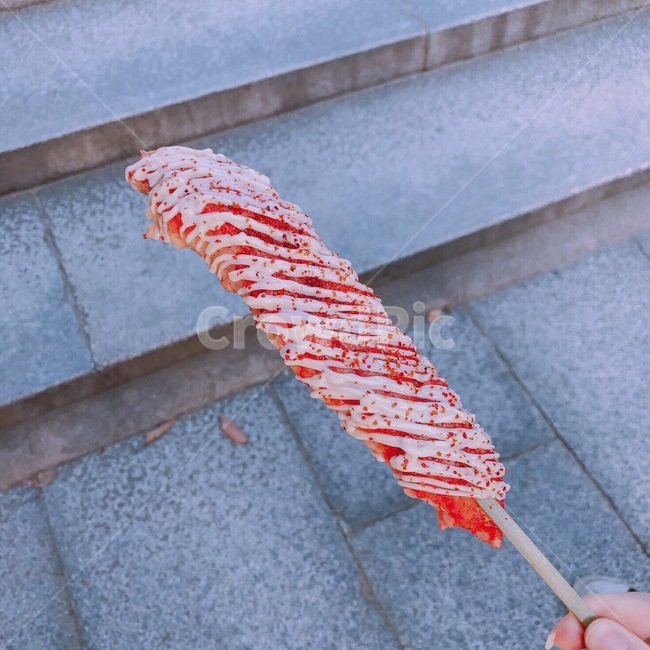 꼬치,길거리음식,일본,일본음식,게살,대게,게살꼬치,japan,food,osaka,kyoto