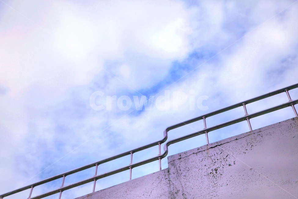 하늘,구름,청량,푸른,감성,자연,풍경,nature,landscape,banister,난간,handrail,railing