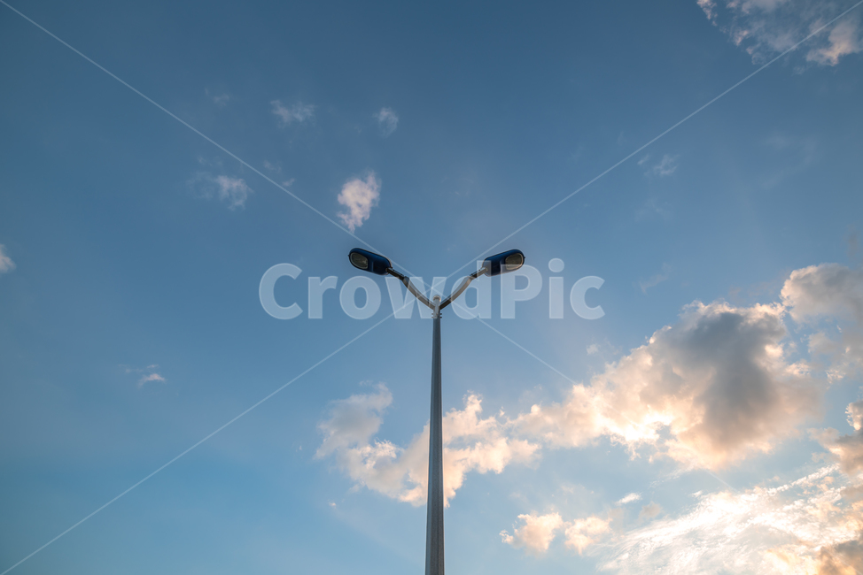 가로등,하늘,구름,풍경,파란색,자연,풍경,nature,landscape,lamp post,램프 포스트