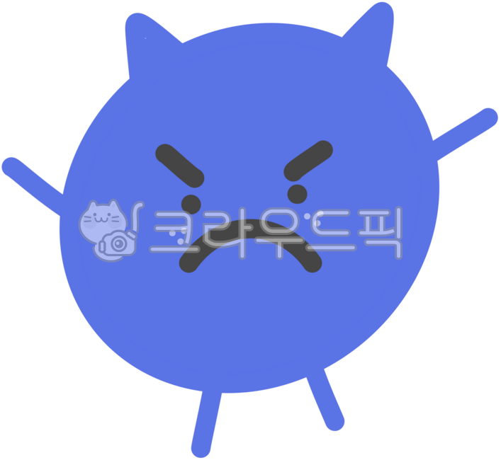 화, 분노, 표정, 이모티콘, 감정, 사진,이미지,일러스트,캘리그라피 - dbqlswndud작가