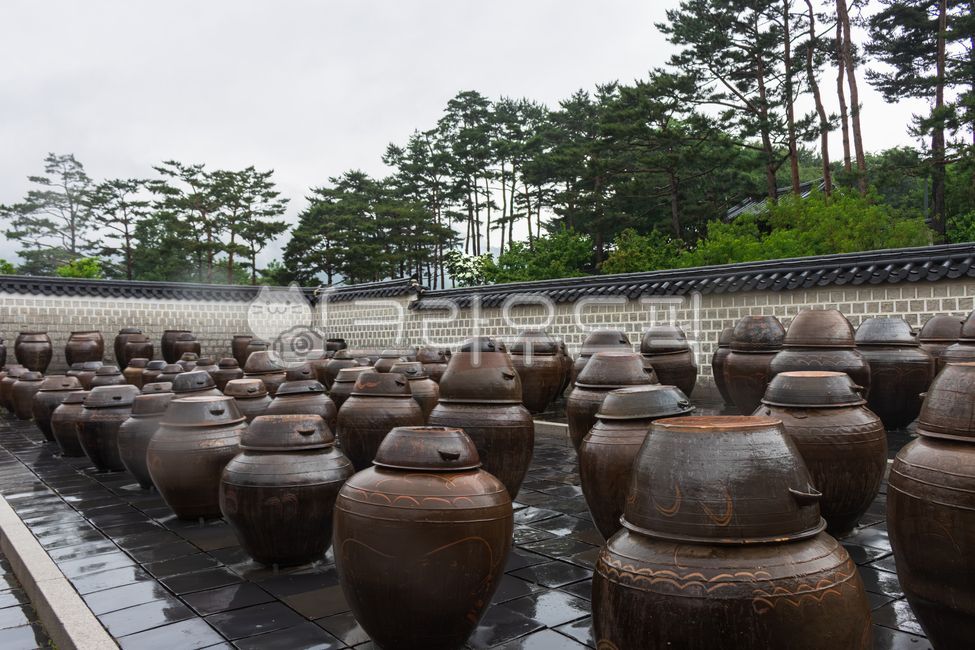 장독대, 전통풍경, 장독, 항아리, 담장, 사진,이미지,일러스트,캘리그라피 - 꼬리별Story작가