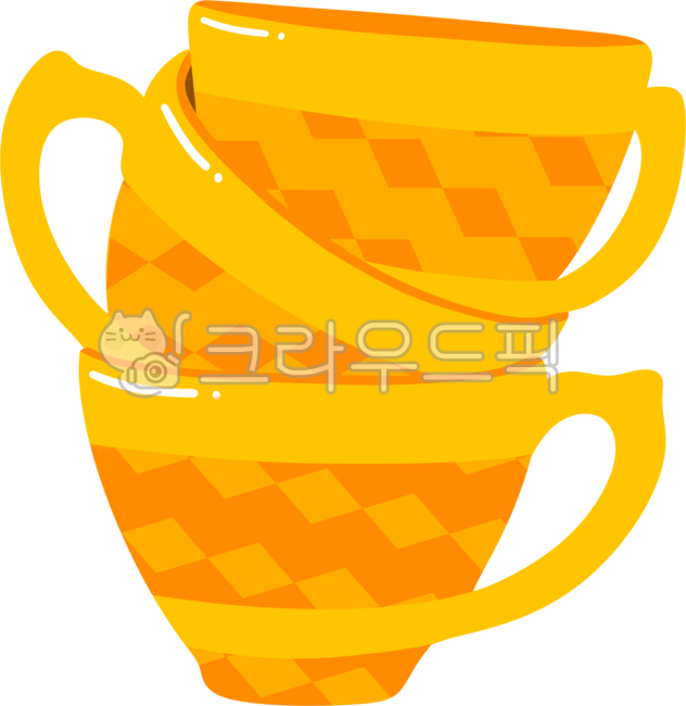 컵,머그컵,찻잔,도자기컵,주황색컵,티타임,커피잔,일러스트컵,카페소품,음료용기,테이블웨어,귀여운컵,주방소품,음료디자인