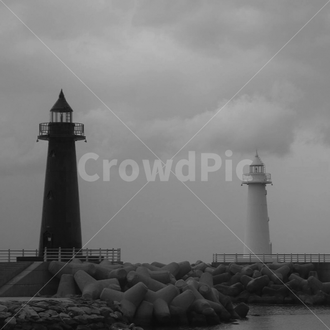 등대,부산,청사포,그리움,바다,등대,lighthouse,흑백,모노톤,monochrome,black and white