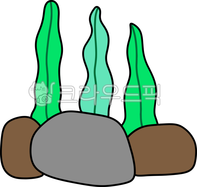 수초일러스트, 수생식물, 물풀일러, 물풀그림, 수초삽화, 사진,이미지,일러스트,캘리그라피 - yevely작가