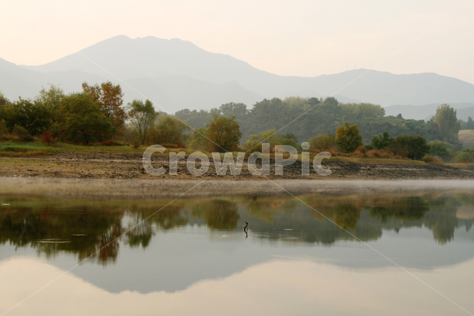 nature,자연,호수,반영,산,무등산,한국,맑은,고요한