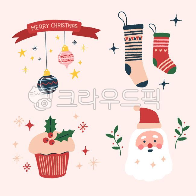 크리스마스,산타할아버지,산타클로스,성탄절,줄무늬양말,양말,컵케이크,케이크,장식,크리스마스장식,반짝,12월25일,귀여운,할아버지,산타,메리크리스마스,리본,산타모자,psd,카드,엽서,일러스트,겨울,겨울이미지,겨울일러스트,스티커,12월,따뜻한,크리스마스소스,오너먼트,귀여움,머핀,반짝이,연말,다양함,호랑가시나무