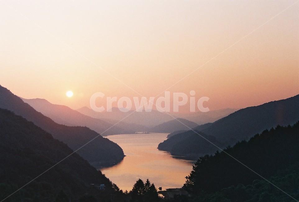 새벽,자연,풍경,강,산,dawn,nature,landscape,river,mountain,자연,풍경,nature,landscape,한국자연풍경,한국자연경관,korea nature landscape,outdoors,옥외