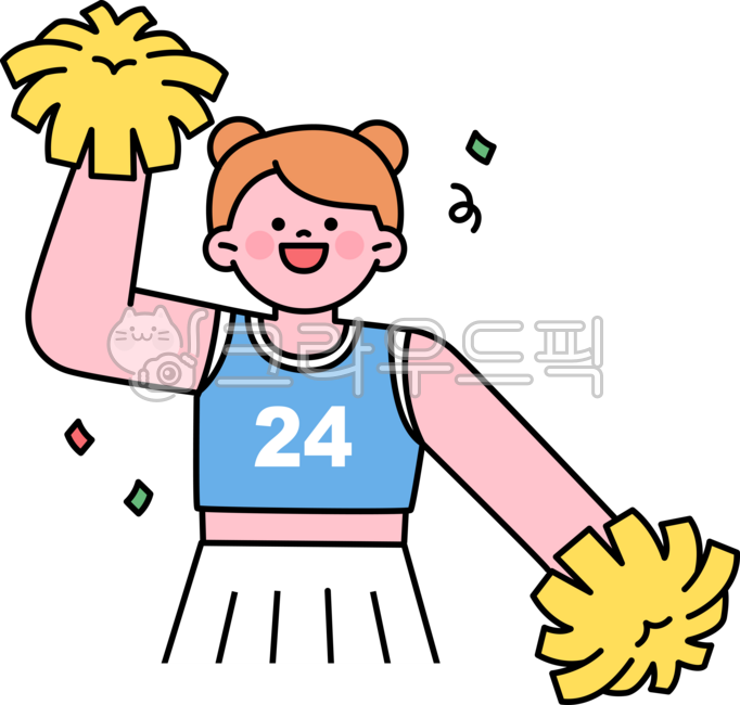 outline,cute,simple,simple,illustration,upper body,people,youth,teenager,child,sport,exercise,game,match,cheerleader,cheering,uniform,pom-pom,cheering tool,cheerleading,cheering squad
