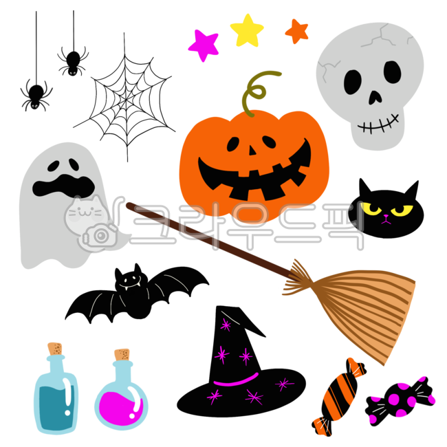 Spider web,pumpkin lantern,spider illustration,Halloween Day,cat illustration,spider web illustration,ghost illustration,humorous,halloween,character,bat,cat,event,halloween illustration,png,skull illustration,lantern,Ghost,Skull,illustration,october,autu