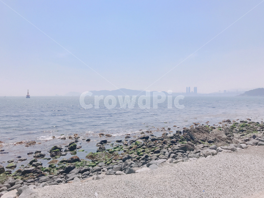 busan,sea,ocean,해운대,바다,부산,하늘,자연풍경,여름,힐링,감성