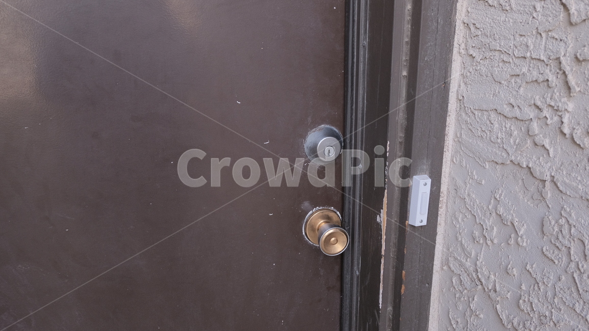 캐나다,집문,열쇠문,초인종,대문,갈색,brown,key,door,bell,집