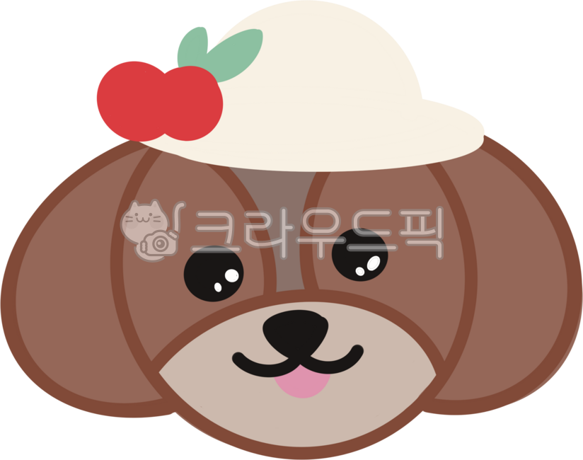 시츄,강아지,갈색,브라운,반려견,애견,강아지그림,시츄강아지,퍼피