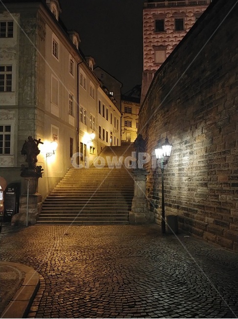 야경,계단,밤,stairs,path,통로,walkway,길,체코,프라하,가로등,light,praha,prague,야경,밤,풍경,nightscape,night,landscape