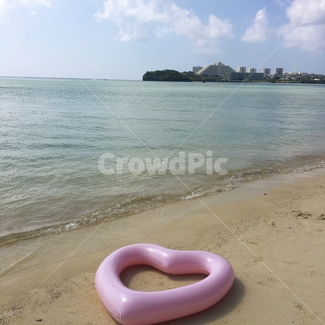 바다,sea,ocean,물,자연,해변,괌,알루팡비치,물놀이,튜브,하트튜브,guam,alupangbeach,여름,summer