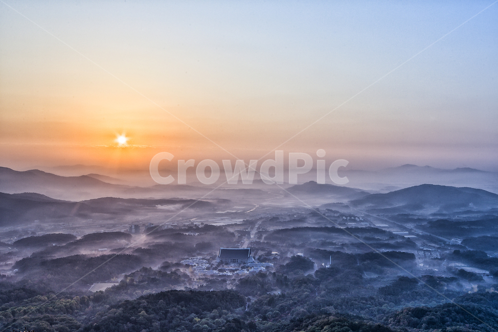 일출,흑성산,독립기념관,안개,새벽,풍경,nature,자연,outdoors,옥외,landscape,경치,scenery
