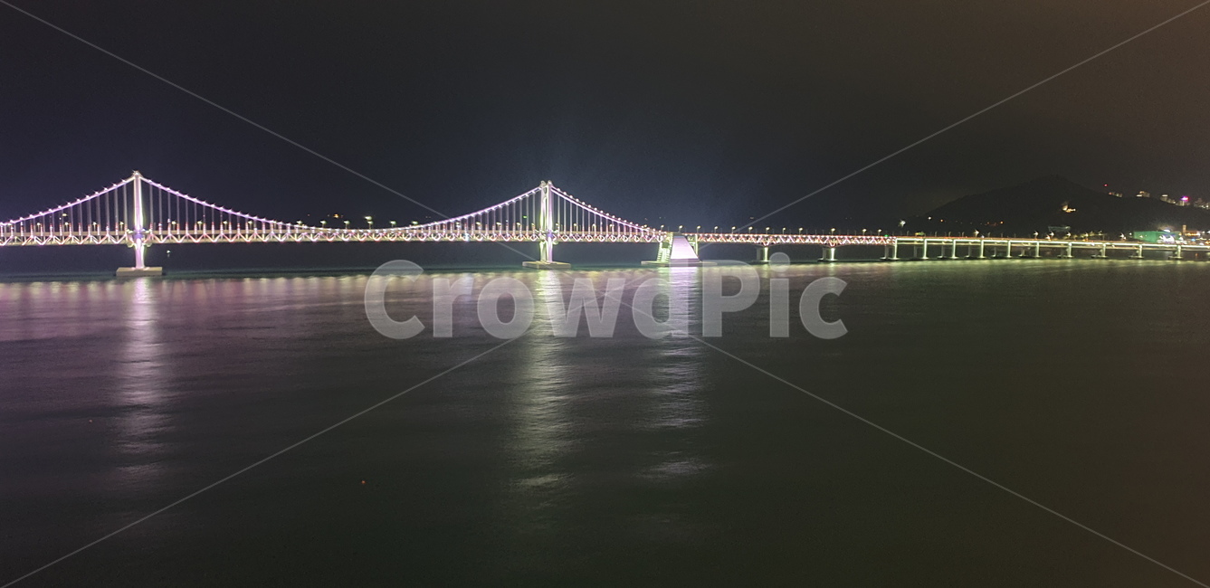 야경,광안대교,부산,바다,bridge,다리