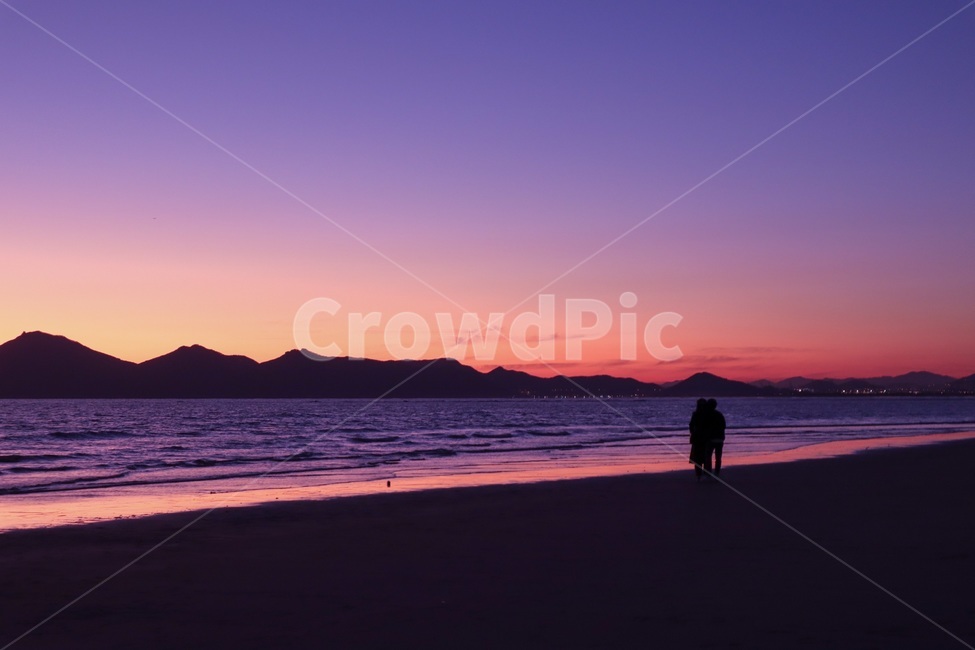 일몰,노을,다대포,커플,sunset,sunlight,해변,하늘,햇빛,파도,붉은하늘,redsky,person,dawn,nature,부산