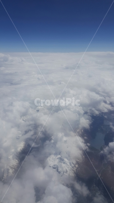 구름,하늘,산,비행기,풍경,자연,풍경,nature,landscape,outdoors,옥외,weather,날씨,cloud,cumulus,적운,sky