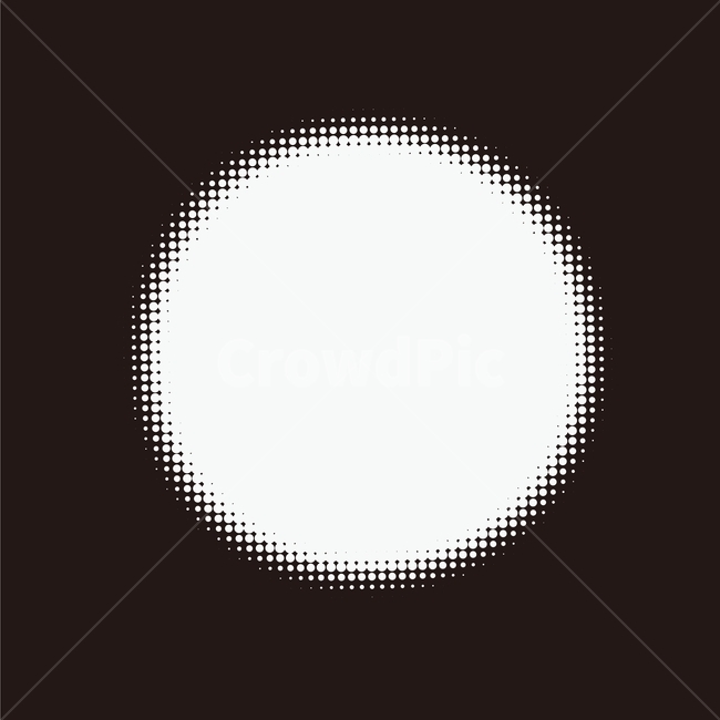 symbol,icon,halftone dot,gradation,colorhalftone,graphic,black,Color Halftone,halftone,background,effect,illustration,circle,design source,frame