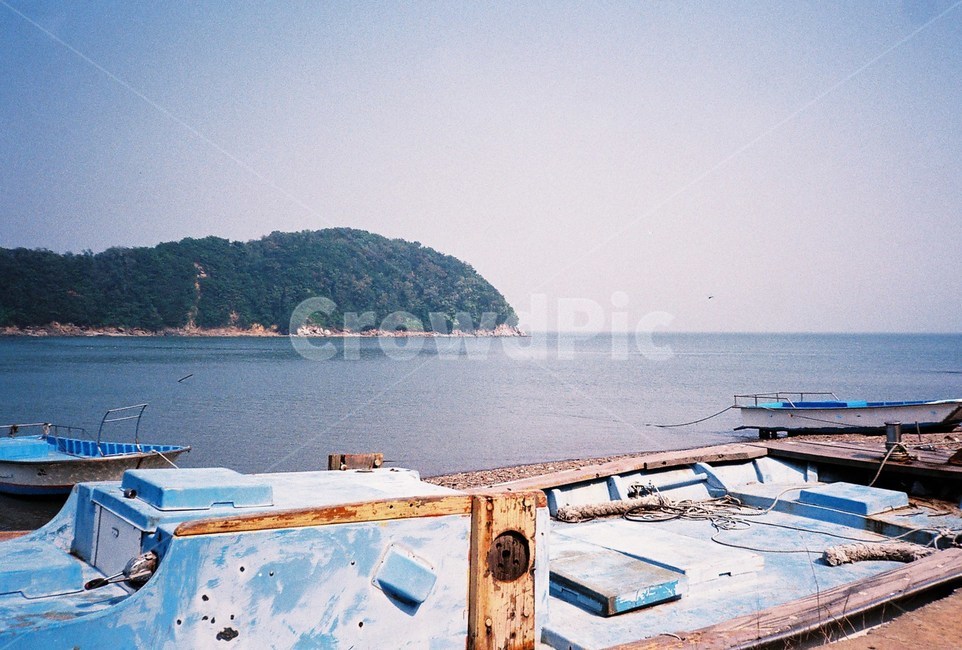 섬,바다,배,필름,sea,film,필름사진,boat,island,자연,nature,물,water